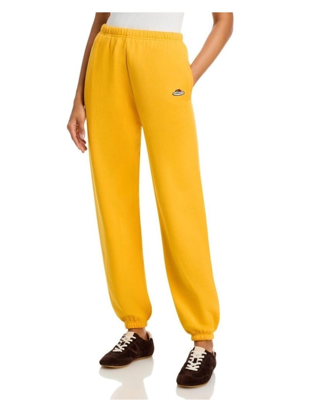 150$ Hommegirls X Fruit of the Loom Vintage Fit Sweat Pants Size L Yellow